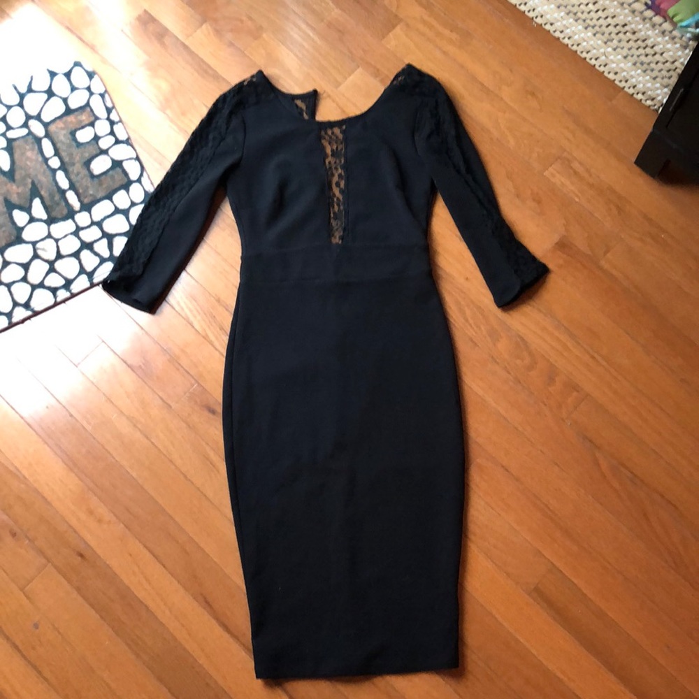 LBD!! With see through lace.